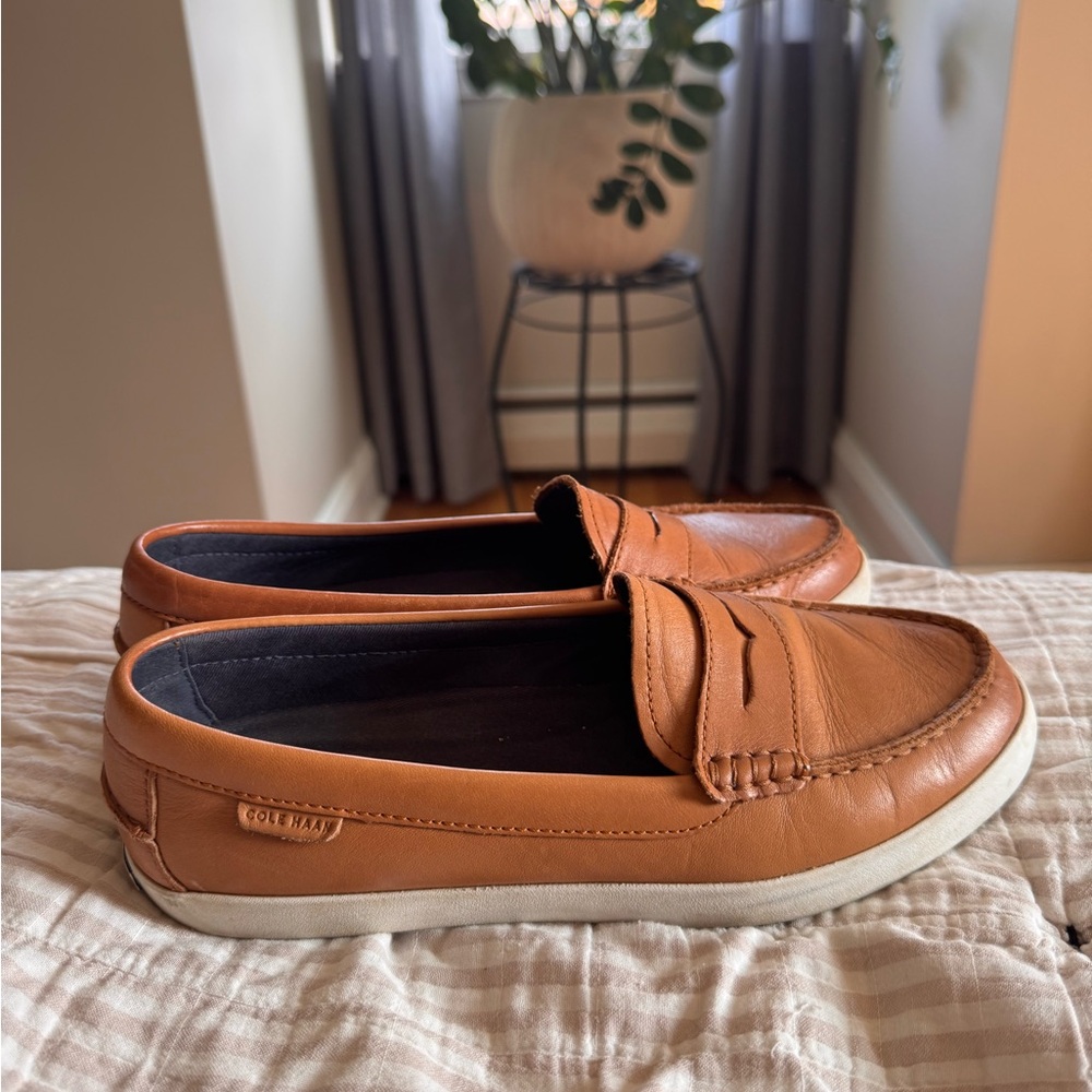Cole Haan Tan Leather Loafers size 8.5